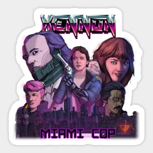 XENNON - MIAMI COP Cover Sticker